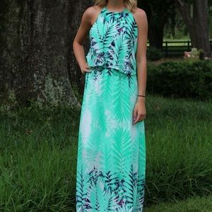 Vici Palm Dress NWOT